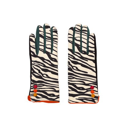 Zebra Print Gloves