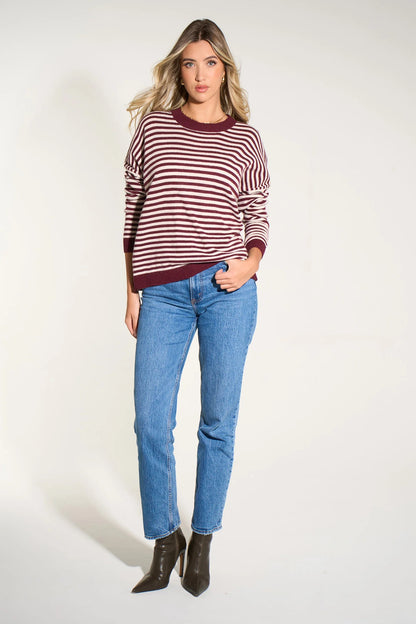 Classic Cashmere Blend Striped Jumper
