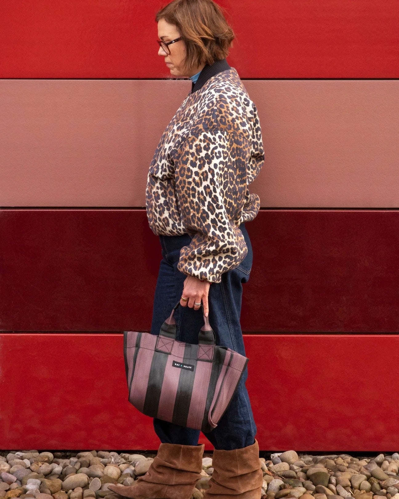 Micro Shopper Bag - Fig Brown