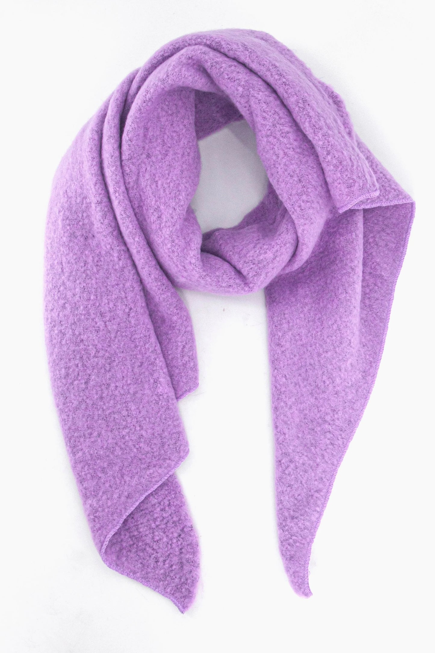Lilac Asymmetric Chunky Scarf