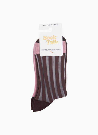 Striped Sheer Socks