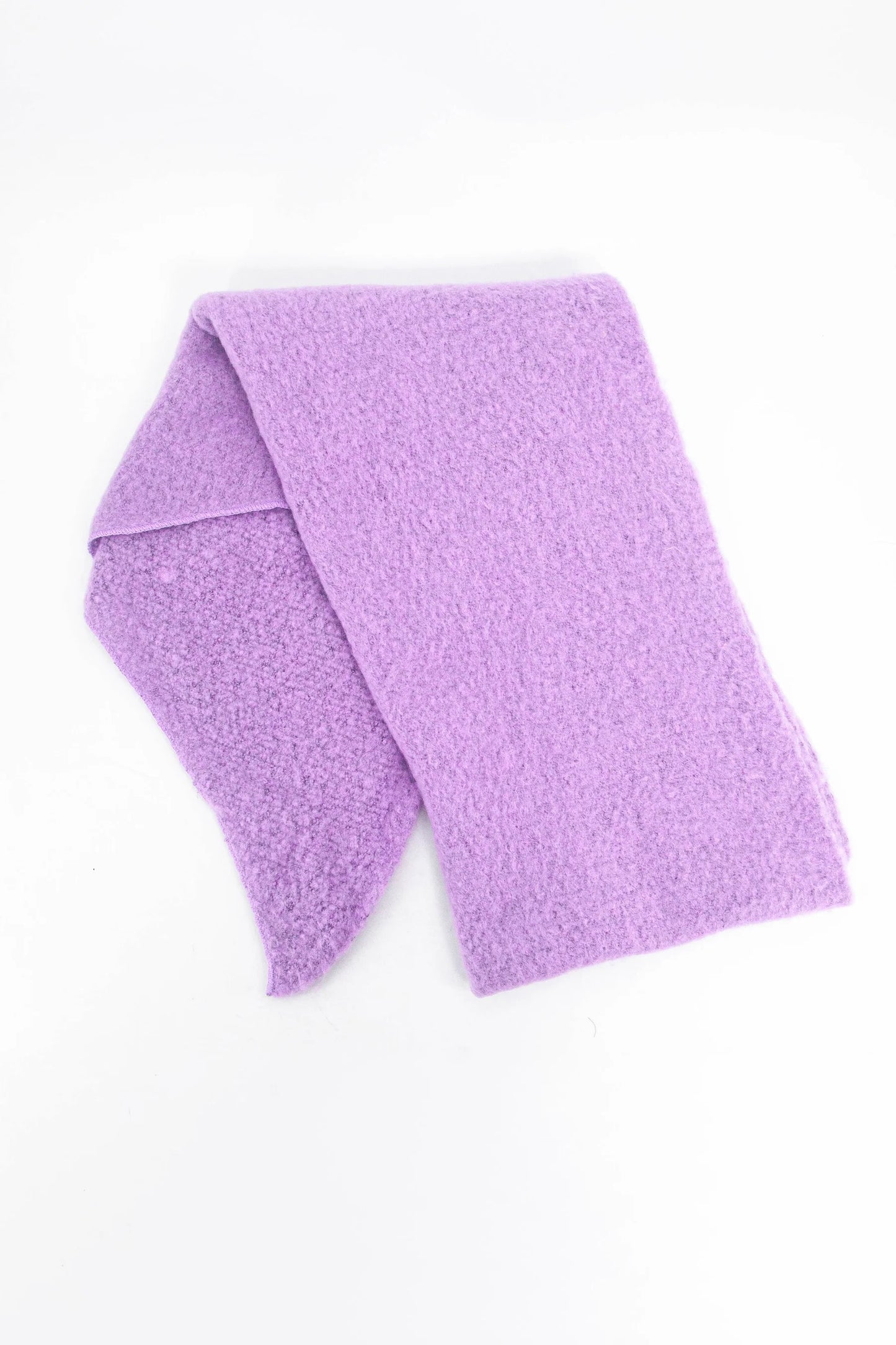 Lilac Asymmetric Chunky Scarf