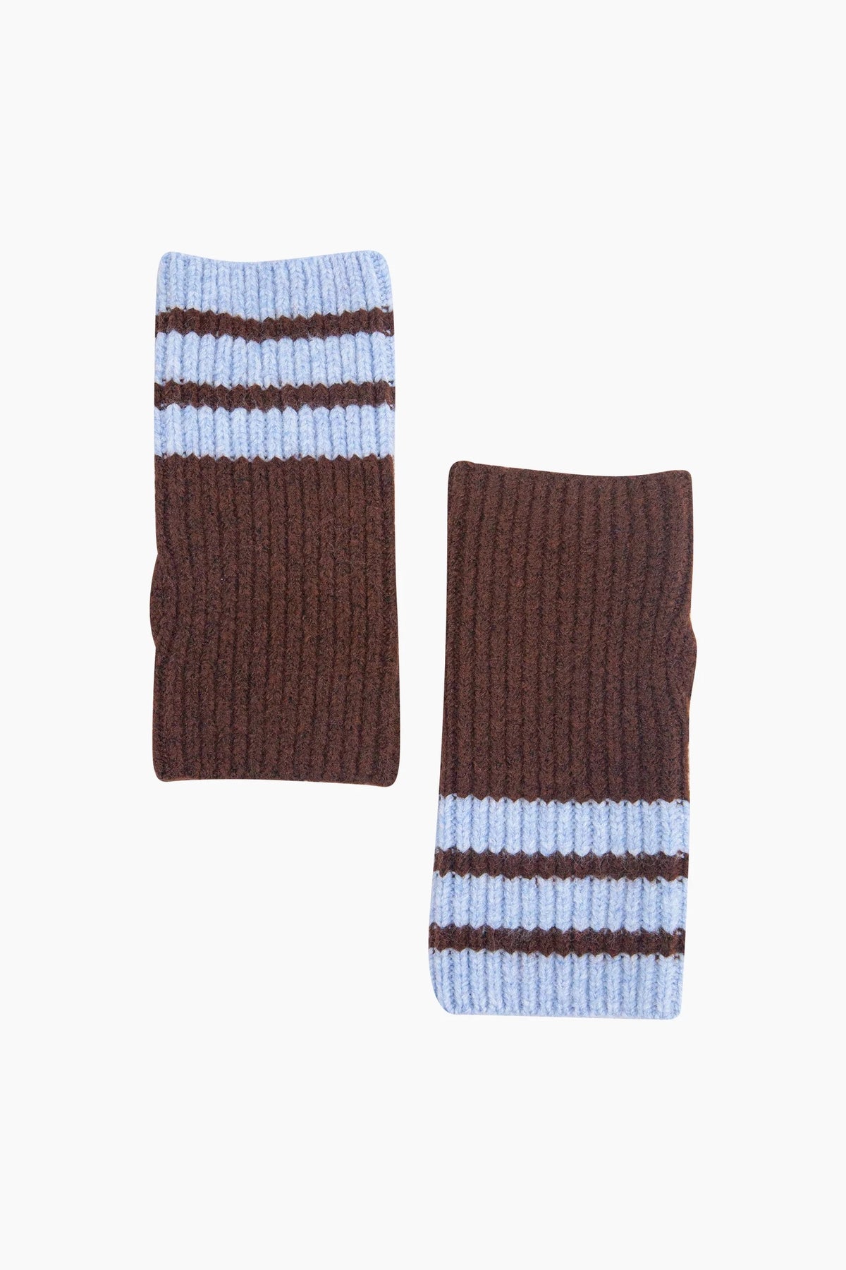 Striped Cuff Wrist Warmers