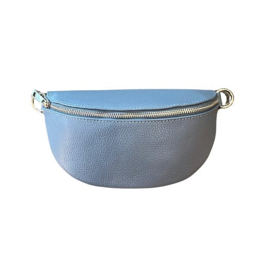 Leather Moon Crossbody/Bum Bag