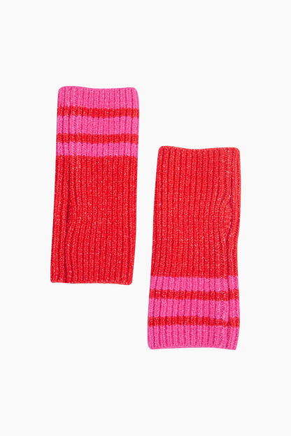 Striped Cuff Wrist Warmers