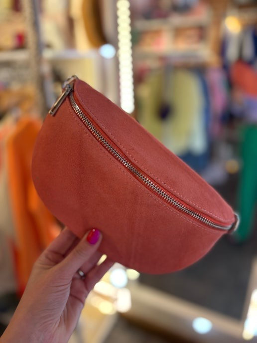 Leather Moon Crossbody/Bum Bag