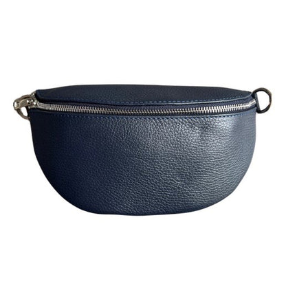 Leather Moon Crossbody/Bum Bag