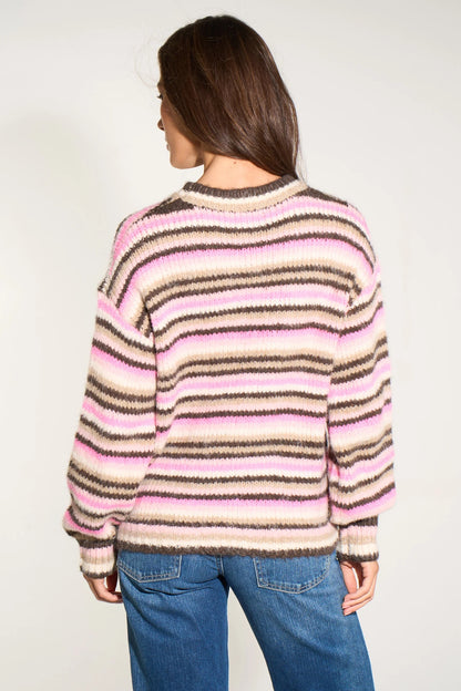Striped Knit Cosy Jumper