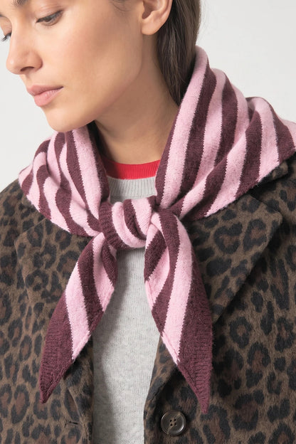 Striped Triangle Scarf