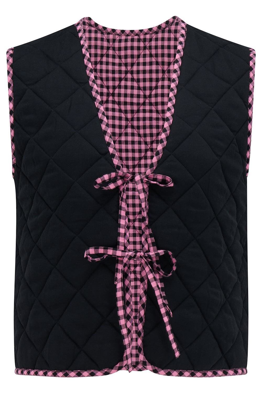 Gingham Reversible Waistcoat