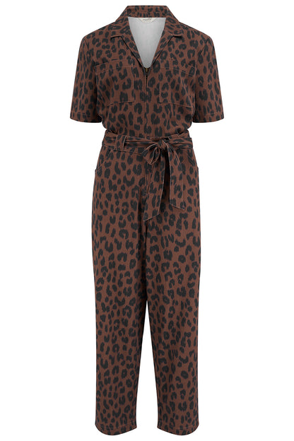 Leopard Print Jumpsuit