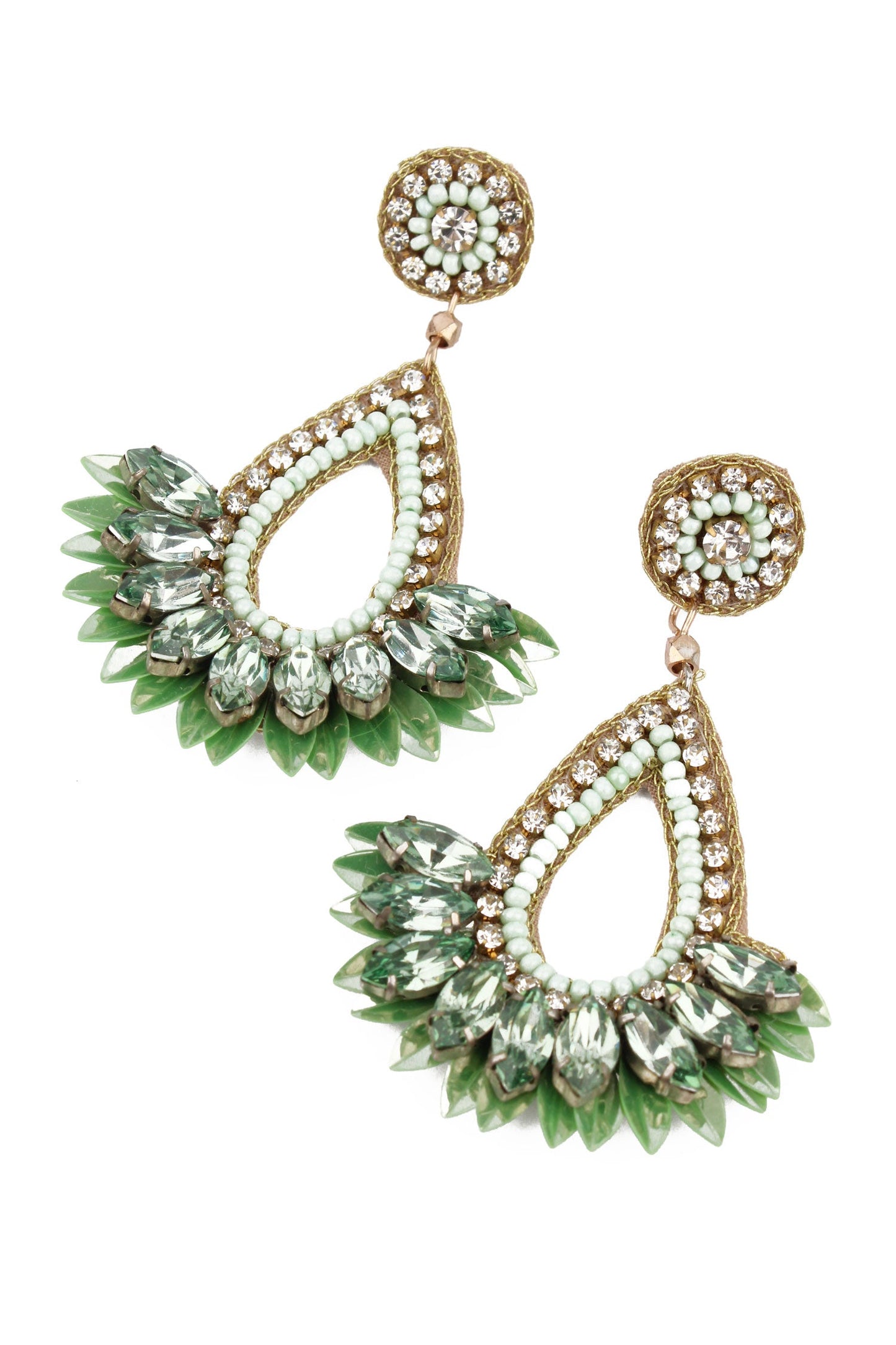 Mint Teardrop Earrings