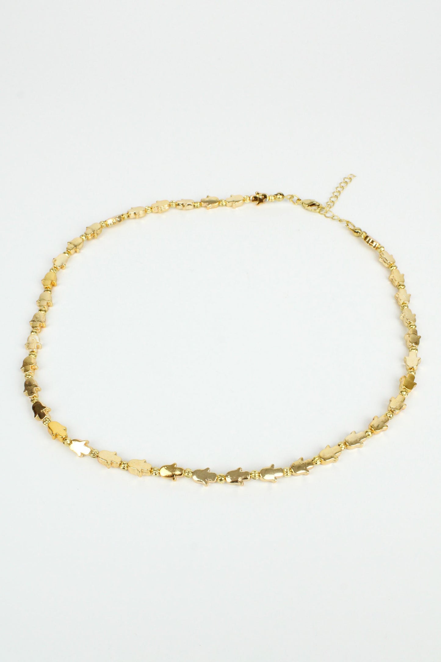 Gold Hamza Hands Necklace