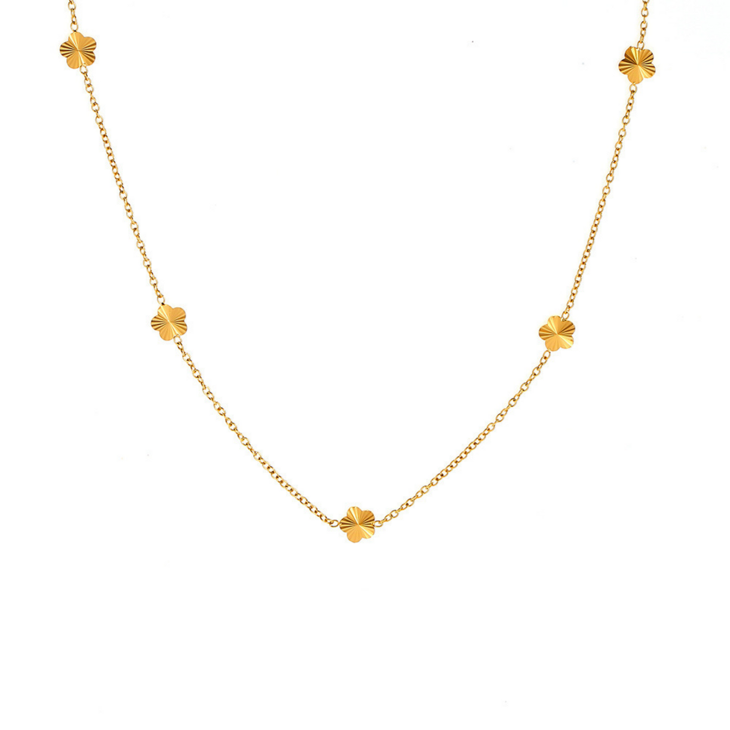 5 Flower Necklace
