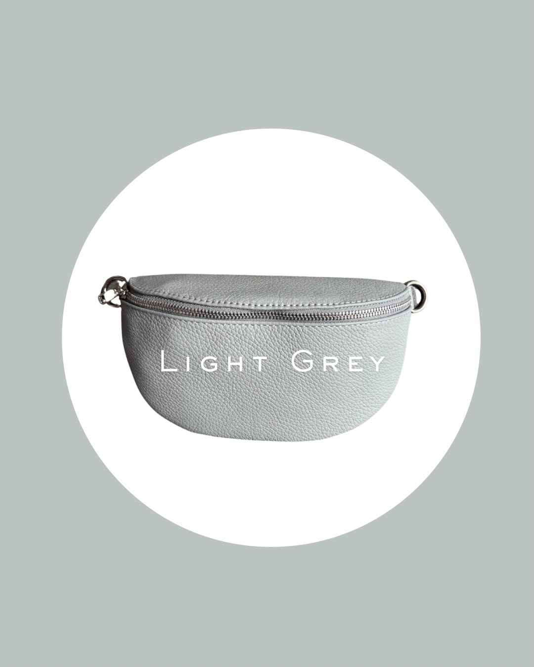 Leather Moon Crossbody/Bum Bag