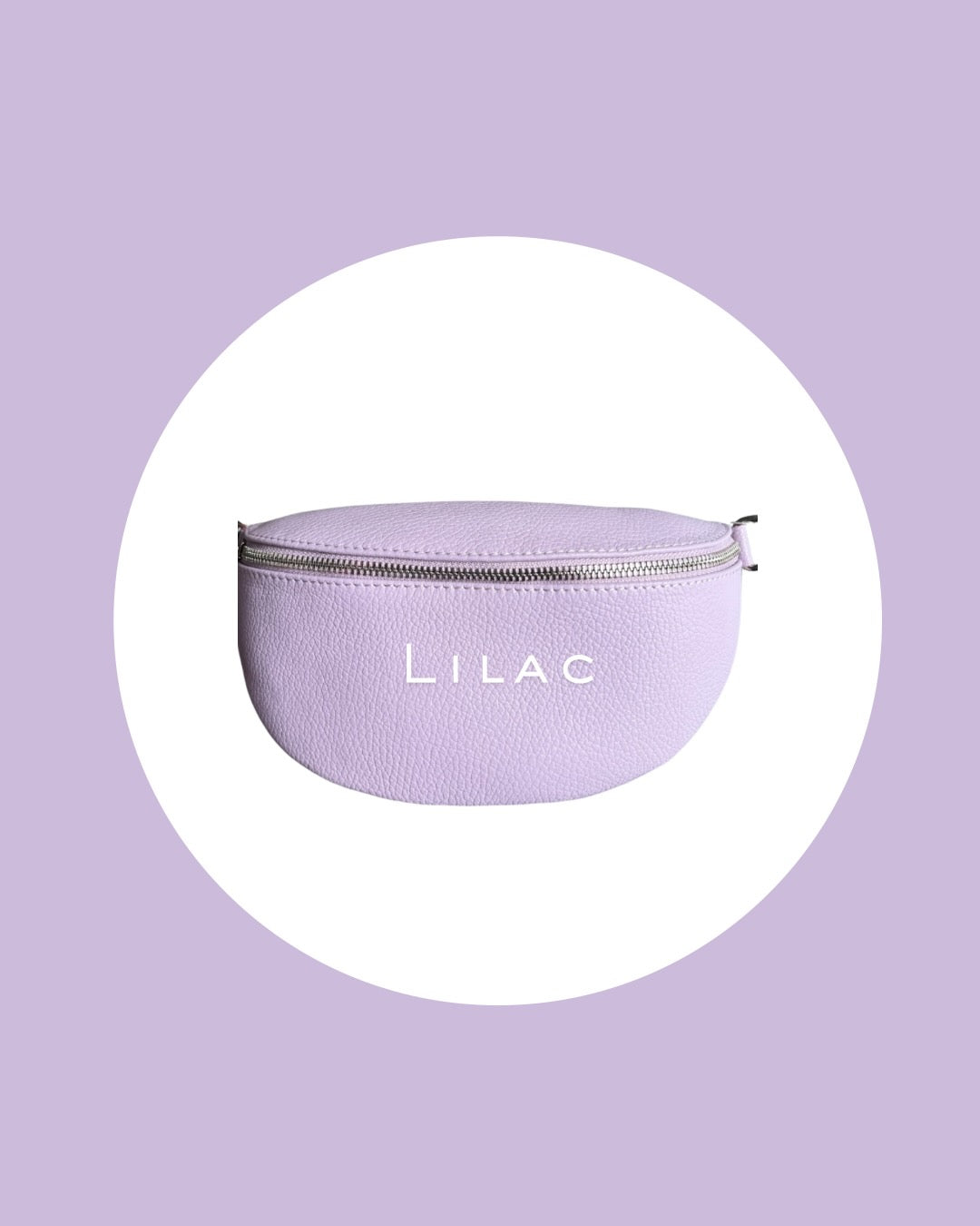 Leather Moon Crossbody/Bum Bag