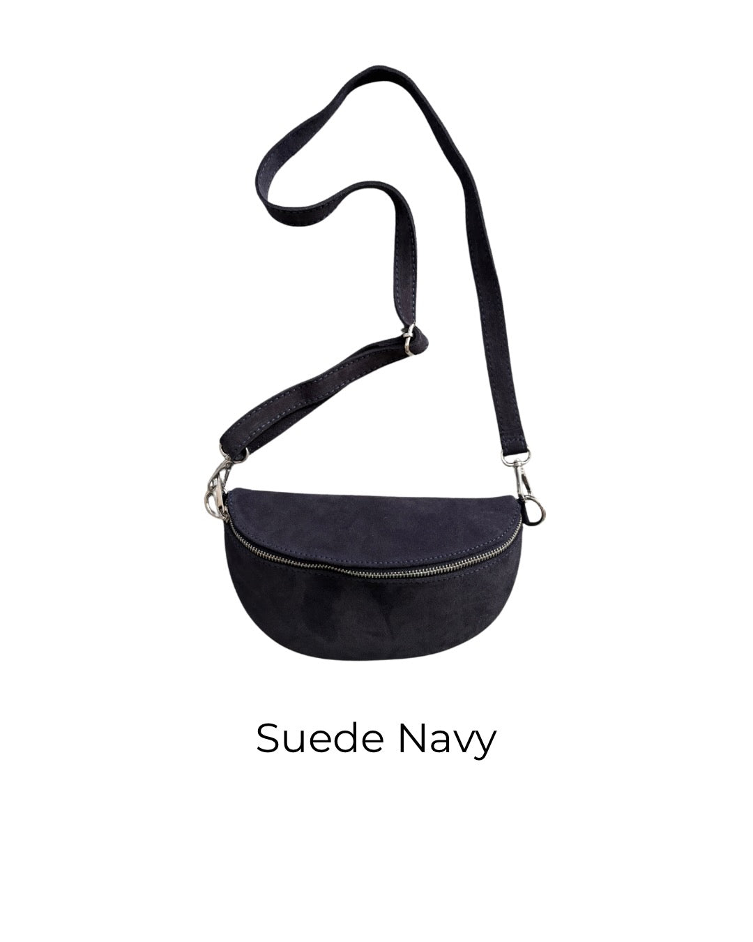 Leather Moon Crossbody/Bum Bag