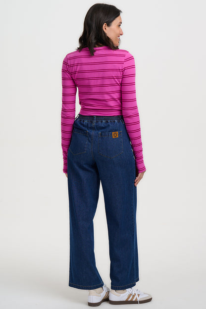 Striped Long Sleeve Layer Top