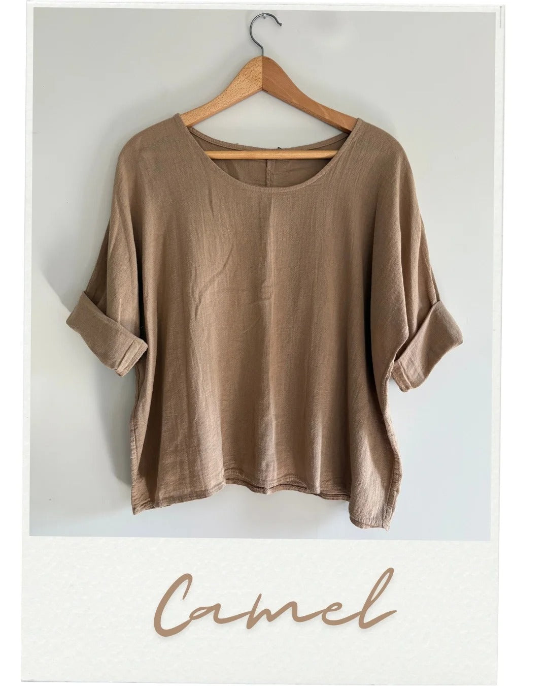 Cotton Linen Lightweight Top