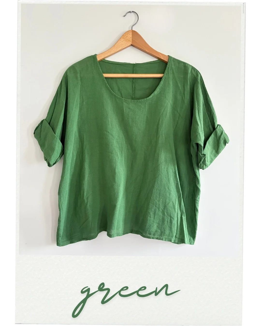 Cotton Linen Lightweight Top