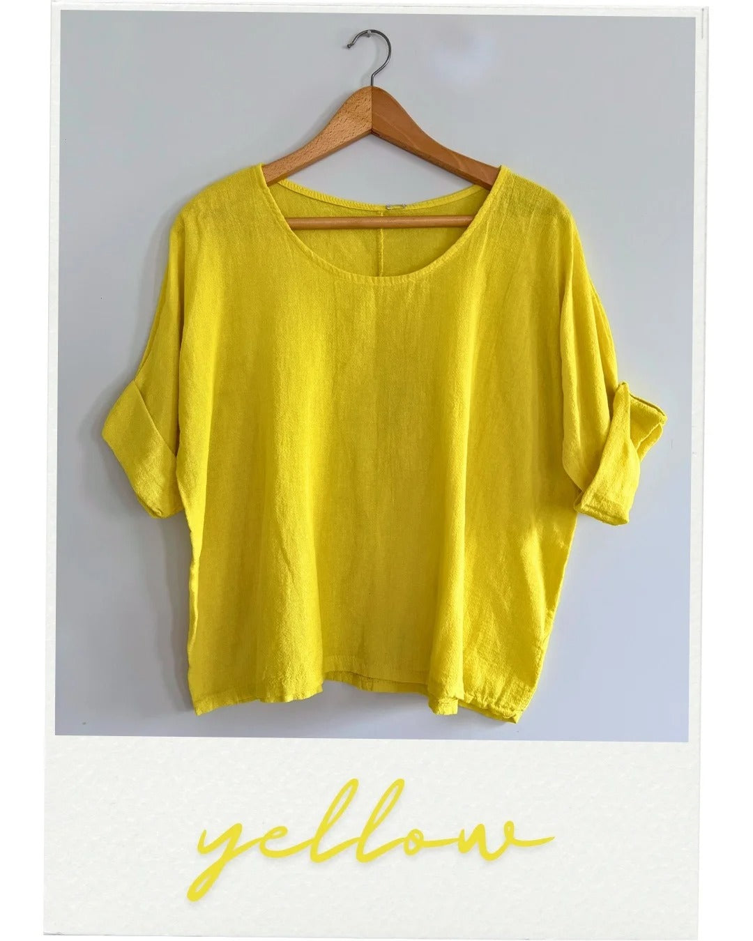 Cotton Linen Lightweight Top